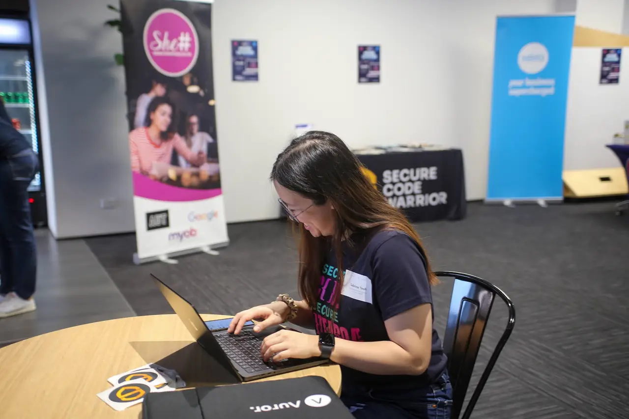 Code Secure. Lead the Future: Women in Cybersecurity Workshop — She Sharp event photo 1