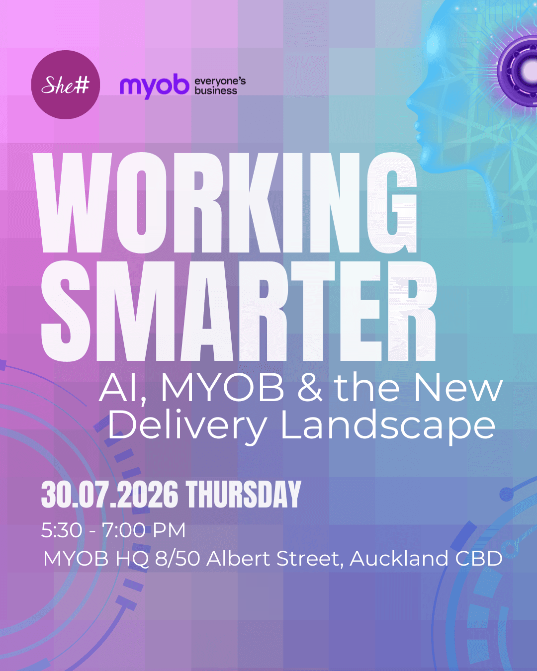 Working Smarter: AI, MYOB, and the New Delivery Landscape event cover