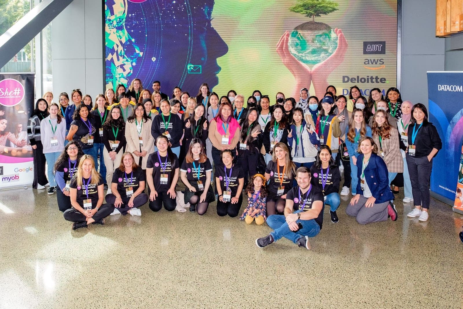 AI Enviro Hack group photo