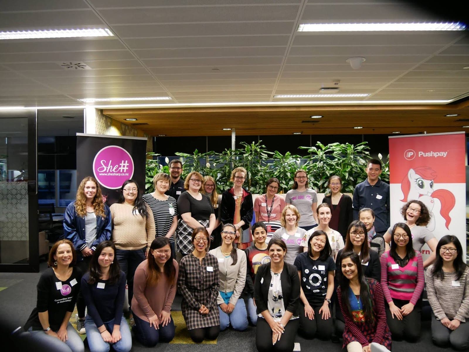 SHE# @ Pushpay group photo