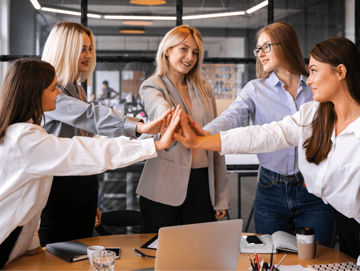 image for innovation unleashed, women high fiving