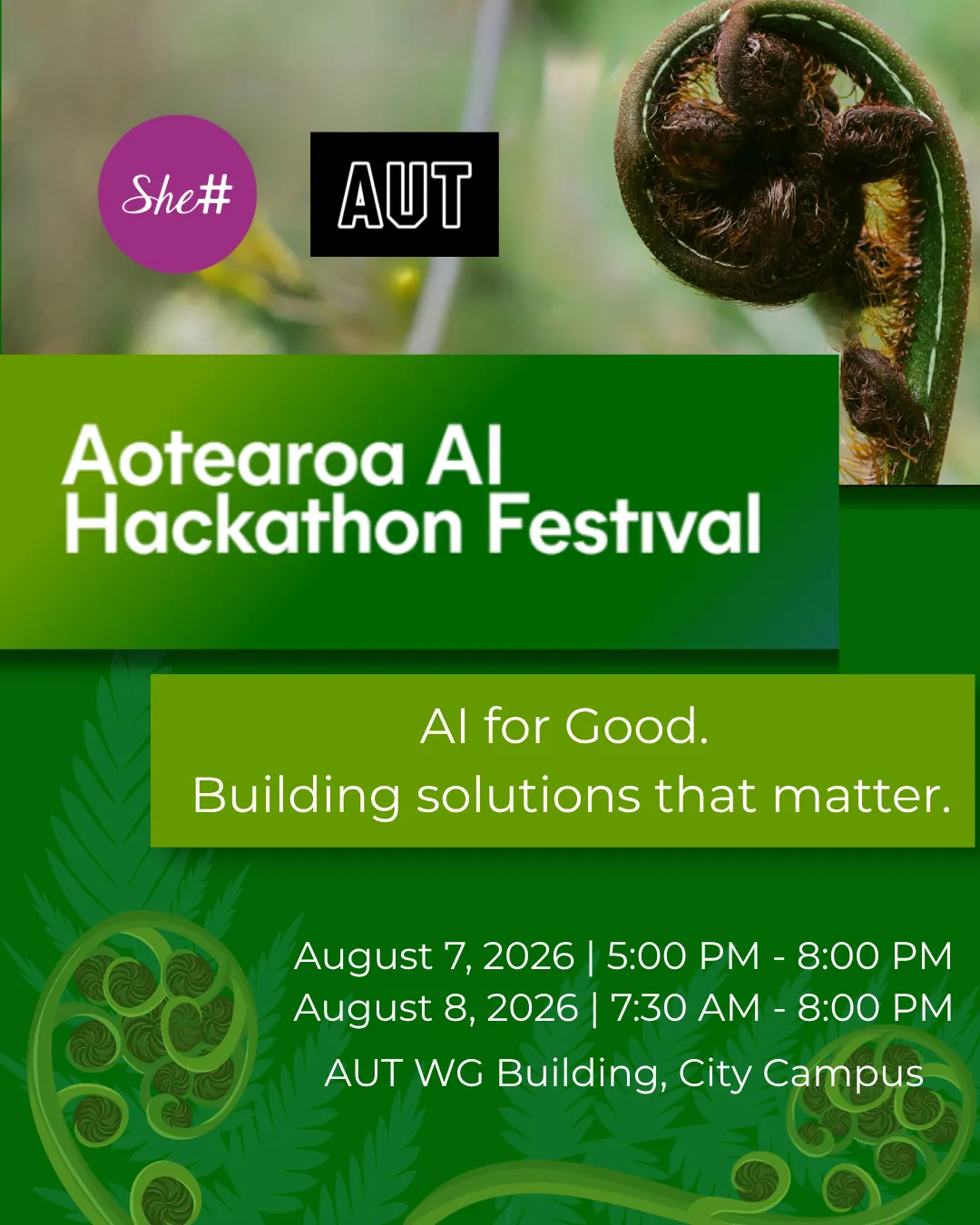 Aotearoa AI Hackathon Festival 2026 — AUT City Campus