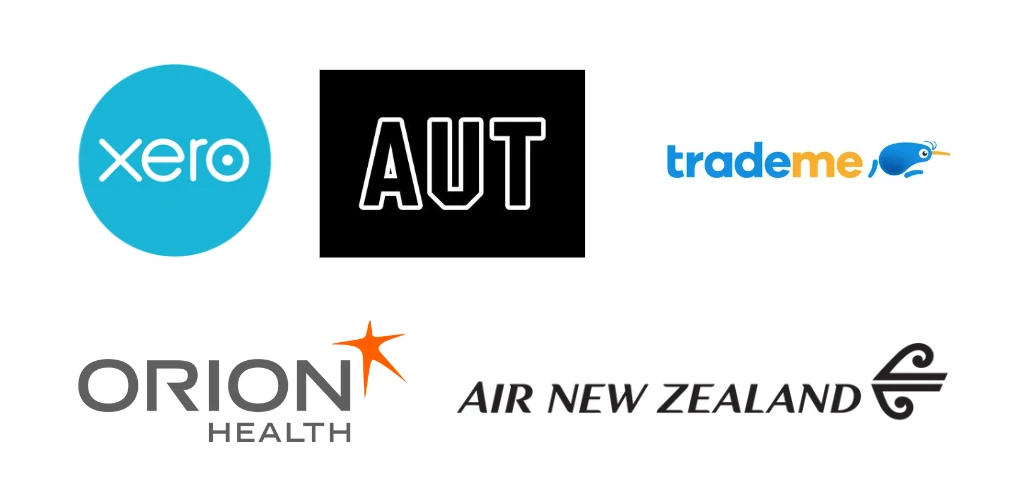 AUT, Orion Health, Xero, Air New Zealand, Trade Me