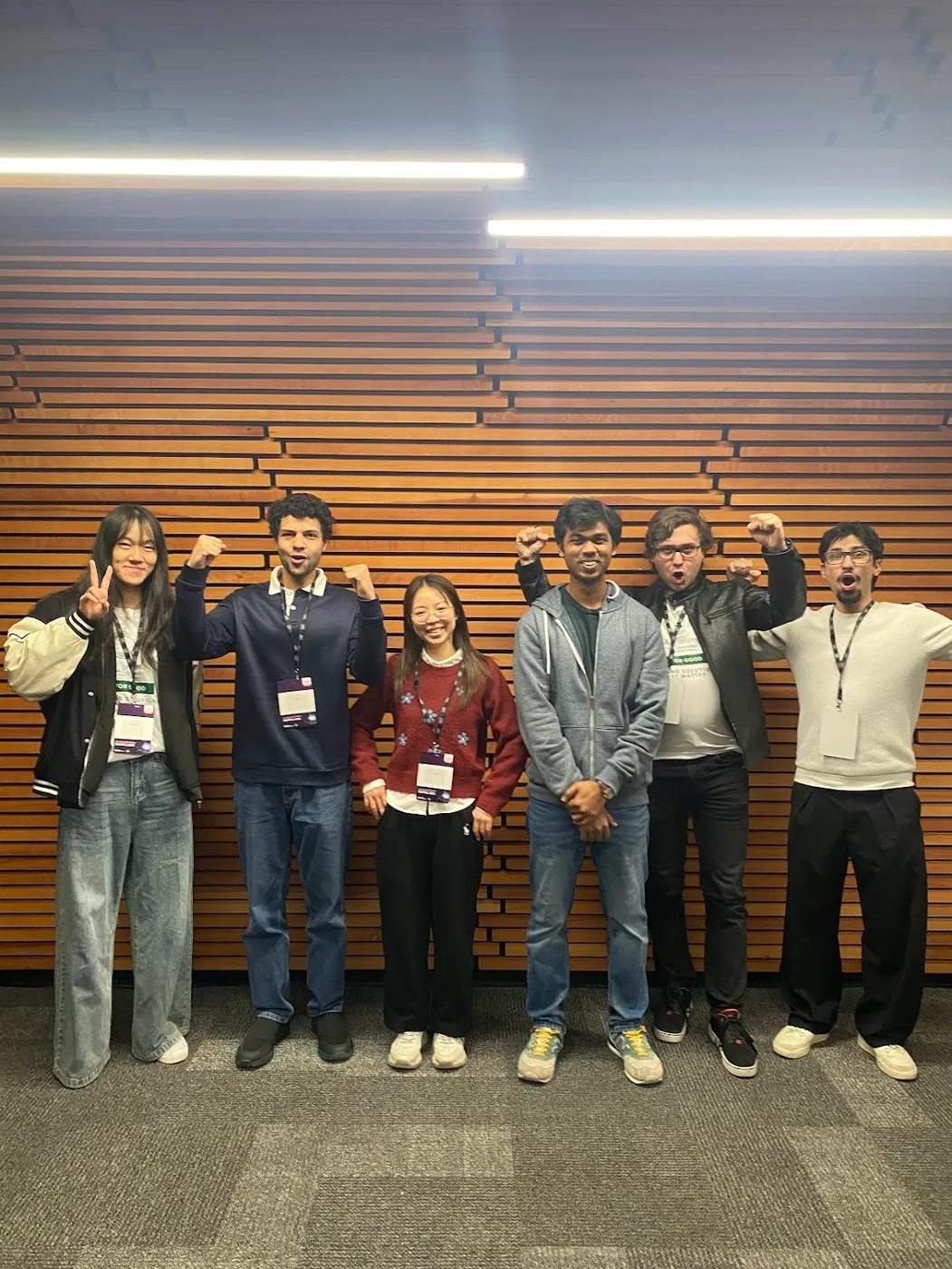 The kaitiakidata team at the Aotearoa AI Hackathon Festival 2026.