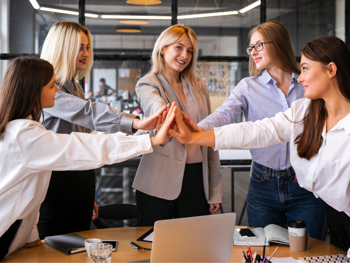 image for innovation unleashed, women high fiving