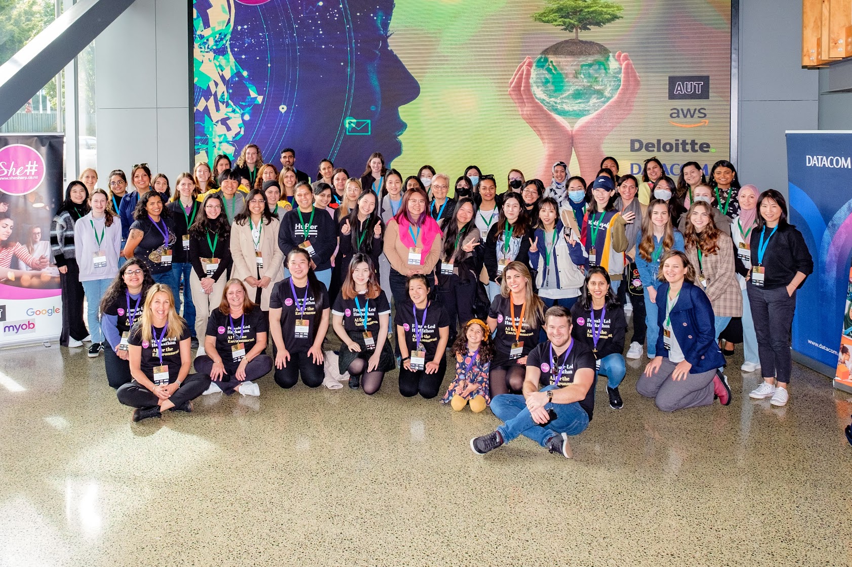 AI Enviro Hack group photo