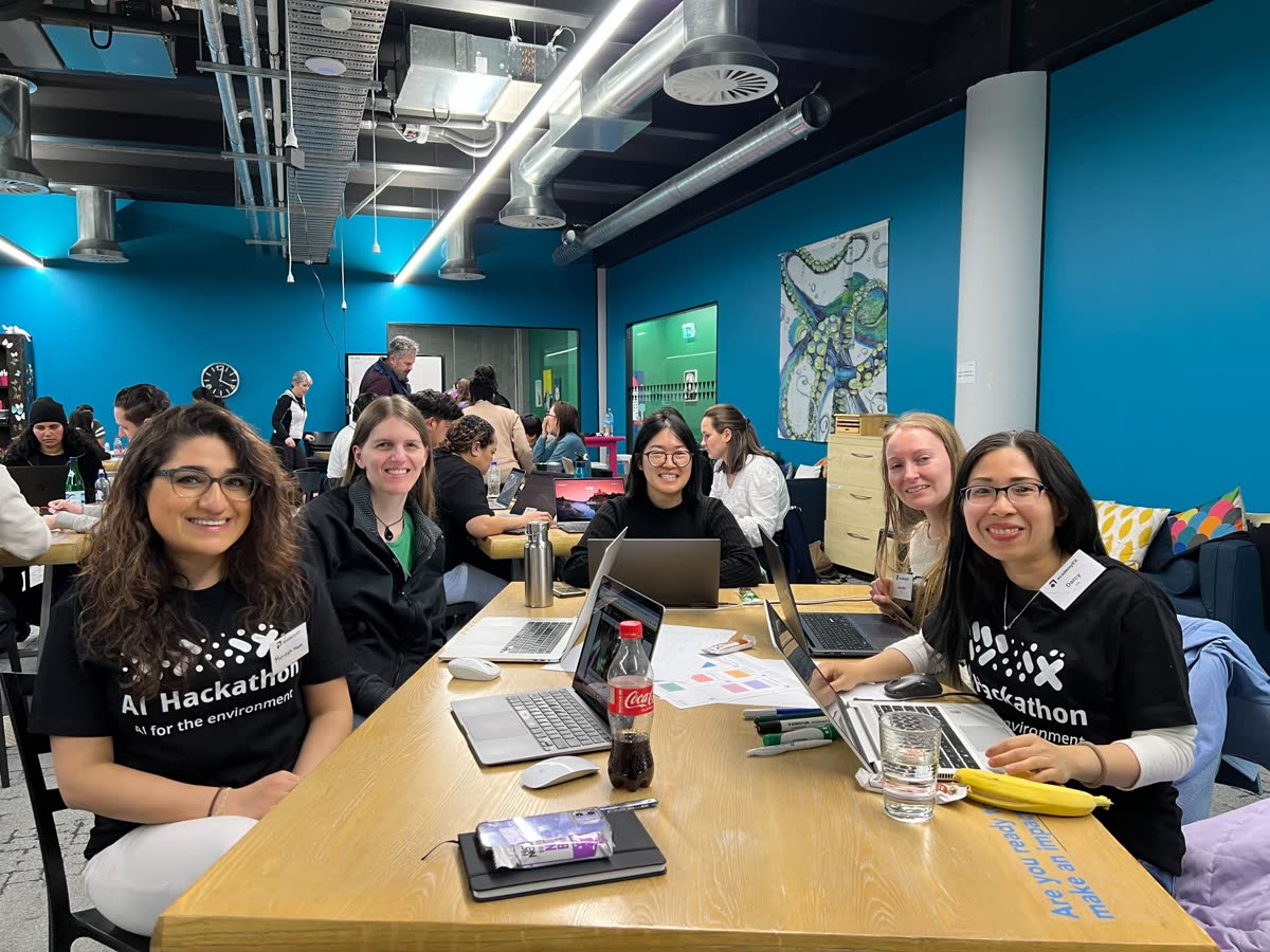 AI for the Environment Hackathon Festival group photo